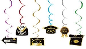 Graduation party supplies wholesale setup with Graduation Party Spiral