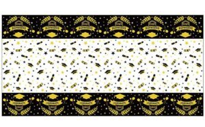 Graduation party supplies wholesale setup with Graduation table cloth