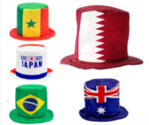 World cup fan hat wholesale