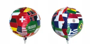 World Cup Footballoon Wholesale for party supply importers and event distributors - factory capability context - sample room note