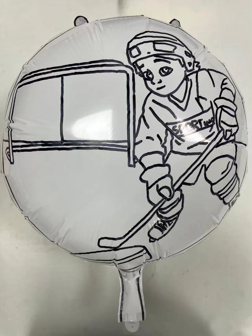 Foil balloon handle sample comparison
